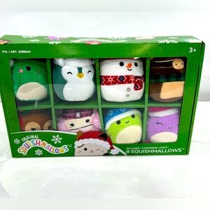 Squishmallows 4-inch Ornament Plush 8-Pack Assorted (Winter) Christmas New
